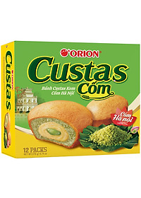 Bánh Custas Kem Cốm Hà Nội 12P (276g)