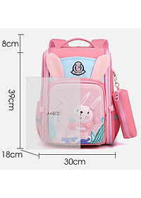Ba lô học sinh chống gù cao cấp phong cách mới - BEE GEE HS1070