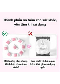 Set 3 Gói 3 Màu Thơm Hút Ẩm Long Não, Chống Ẩm Mốc, Đuổi Côn Trùng Tủ Quần Áo, Tủ Giày (Bịch 48 Túi) - HÀNG CHÍNH HÃNG MINIIN