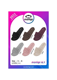 Dép Thái Lan nữ quai ngang đúc siêu nhẹ, êm mềm Monobo moniga 10.7