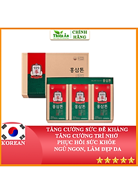 Nước Hồng Sâm Pha Sẵn KGC Cheong Kwan Jang Tonic Original 30 Gói x  50ml