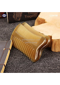 Lược sừng đa năng - Lược răng thưa và mau (Size: S - 10cm) COH186 - Chăm sóc tóc