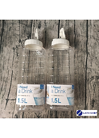 Combo 3 Bình Đựng Nước Lock&Lock HAP812 1,5L (Trắng) - Hàng Chính Hãng