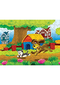 Tranh xếp hình Tia Sáng Bắt kịp rồi ! ( 108 mảnh)