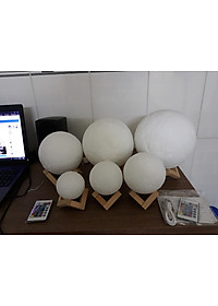 Đèn ngủ mặt trăng moon light 3d 16 màu điều khiển từ xa