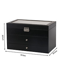 Hộp Đựng Đồng Hồ, Mắt Kính, Trang Sức 3 Tầng SAIKE SAIKE S333