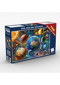 Tranh Xếp Hình Random Cut 750 Mảnh Minh Châu – The Solar System (40x60cm)