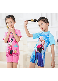 Đồ Bơi Bé Gái Một Mảnh Họa Tiết Hoạt Hình Dễ Thương BBO11 MAYHOMES Cute Baby Girl Swimsuit 