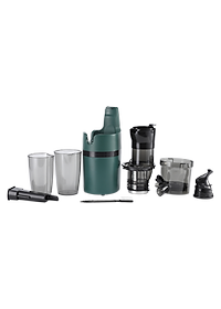 Máy ép chậm Nagakawa NAG0818 (200W) - Trục ép 6 phân đoạn kiệt bã - Ống tiếp thực phẩm lớn - Hàng chính hãng