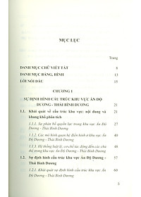 ẤN ĐỘ Trong Sự Định Hình Cấu Trúc Khu Vực ẤN ĐỘ DƯƠNG - THÁI BÌNH DƯƠNG (Sách chuyên khảo)