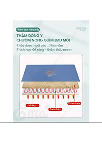 Thảm Ngải Cứu Điện, Đệm Sưởi Ngải Cứu Đông Y Hỗ Trợ Đau Vai Gáy, Đau Lưng Nhức Mỏi Xương Khớp