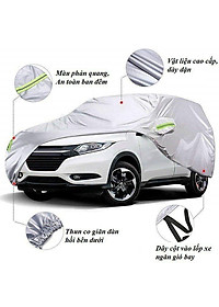 Bạt phủ xe ô tô 3 lớp thông minh, vải dù oxford cao cấp, áo trùm bảo vệ xe 7 chỗ che nắng,nóng,mưa