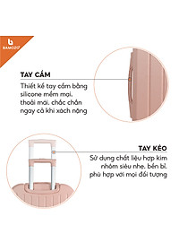 Vali du lịch thời trang Bamozo 8812 size 20/24 , vali nhựa kéo được bảo hành 5 năm.