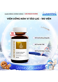 Viên uống đẹp da - chống lão hóa - nám sạm tàn nhan Sắc Ngọc Khang Vi Tảo Lục Hộp 180 Viên