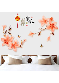 Decal dán tường ĐỖ QUYÊN AZALEA 3D CH2003 (170 x 110 cm)