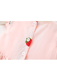 Đầm xòe bé gái xinh xắn, đầm cho bé mùa hè từ 9-18kg - váy xòe cho bé dễ thương mặc nhà, đi chơi, đi biển (SD-2775G)