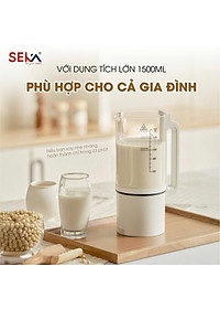 (Phiên Bản Mới) Máy Làm Sữa Hạt Đa Năng 1,5L SEKA E600 Chống Trào, Chống Ồn, 8 Chức Năng - Hàng Chính Hãng