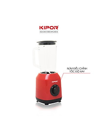 Máy xay sinh tố giá tốt KIPOR KP-S206 - Hai cối đa năng đa chế độ - Bảo vệ tự ngắt chống quá tải - Lưỡi dao inox siêu bền - Hàng chính hãng