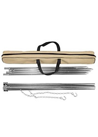 Đồ cắm trại kiềng treo nồi 4 chân campingmoon campoutvn MT-130 du lịch dã ngoại hợp kim tốt sang trọng gấp gọn chịu tải cực tốt dễ dàng mang theo A086