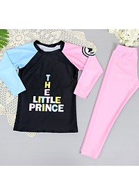 Đồ Bơi Bé Gái Và Bé Trai Tay Dài Quần Dài Họa Tiết Little Prince BB039 MayHomes Long Sleeves And Long Pants Kid's Swimwear With UPF 50 Sun Protection