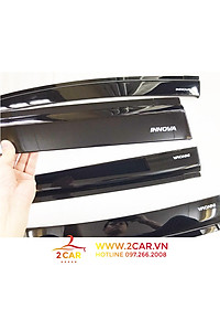 Vè che mưa xe Toyota Innova 2017 - 2022 nhựa đen dày, cao cấp