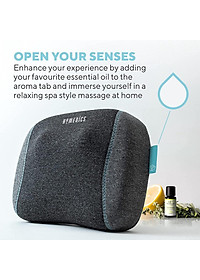 Gối massage Shiatsu TruHeat công nghệ GEL pin sạc Homedics TH-SPTF2000 - Dùng được trên ô tô