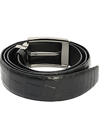 Thắt Lưng Nam Da Cá Sấu Đầu Kim Huy Hoàng HT4213 (120 x 3.5 cm) - Đen