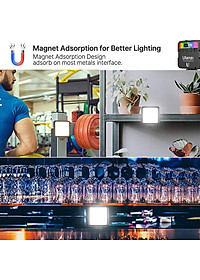 Đèn Led Ulanzi VL49 RGB Fill Light, Đổi Được Nhiều Tone Màu Quay Phim & Chụp Ảnh, Tích Hợp Pin Sạc Đa Năng - Hàng Chính Hãng