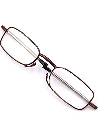 Kính lão gọng xếp 868 màu nâu tròng lão 3 độ_nam