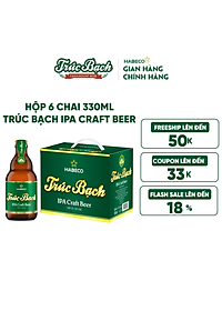 Bia Trúc Bạch IPA Craft – Hộp 6 chai 330ml