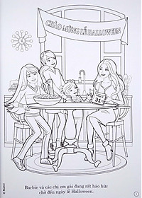 Bộ Sách Tô Màu Khổ Lớn Berbie - 50 Đề Can Bóc Dán Đề Can (Bộ 3 Cuốn)