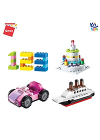 Đồ chơi xếp hình lắp ráp Qman 2901 - Hộp gạch sáng tạo cơ bản (460 mảnh ghép)