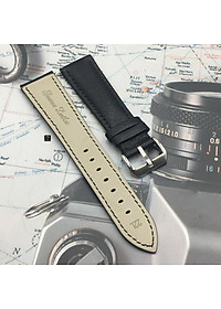 Dây Đồng Hồ Da Bò Italy Mềm Size 22mm 20mm 18mm [Kèm Chốt gắn và Dụng cụ tháo lắp]