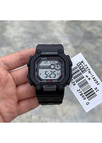 Đồng Hồ Nam Dây Nhựa Casio Standard W-737HX-1AVDF Chính Hãng - W-737HX-1A Pin 10 Năm
