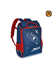 Balo Học Sinh Chống Gù Lưng Cao Cấp Cho Bé Tiểu Học, Xbags Universe XB3102, Nhiều Ngăn Tiện Dụng, Chống Thấm Nước, Màu Đỏ Cá Tính!