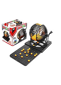 Bộ Lồng Quay Lô Tô Bingo 90 Số LOẠI LỚN ( TẶNG MÓC KHÓA GỖ)
