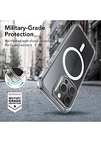Ốp Lưng cho iPhone 15 Pro Max ESR Classic Hybrid Case with HaloLock - Hàng Chính Hãng