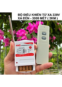 Bộ Điều Khiển Từ Xa 220V Cho Máy Bơm, Đèn – Tầm Xa 1–5KM, Chịu Tải 40A 3000W Loại Xịn