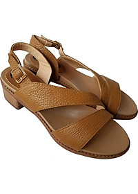Giày Sandal Nữ Cao Gót BIGGBEN Da Bò Thật SDCG41