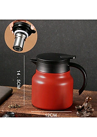 Ấm Pha Trà Giữ Nhiệt Inox 316 Dung Tích 800ml - 1000ml Hàng Cao Cấp, Phích Giữ Nhiệt Nước Nóng, Lạnh Có Lọc Tiện Dụng - HÀNG CHÍNH HÃNG MINIIN