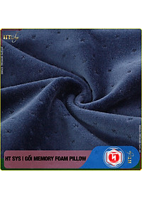 Gối cao su non Memory Foam Pillow công nghệ Nhật Bản -HT SYS- Giúp Ngủ Nhanh - Chống thoái hoá đốt sống cổ - [ Hàng Nhập Khẩu ]