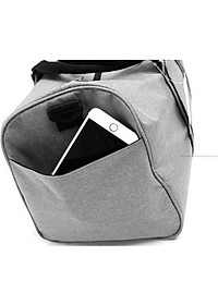 Combo Túi Du Lịch HARAS HRTK201 (26 x 46 cm) - Xám + Túi Đeo Chéo HARAS HRTK147 (16 x 24 cm) - Xám