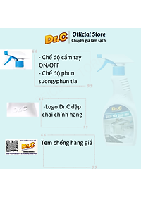 Siêu tẩy dầu mỡ Dr.C chính hãng ( TẶNG Lau kính Dr.C chính hãng)