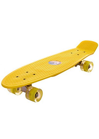 Ván Trượt Skateboard Penny Có Đèn Led Trục Kim Loại To (Giao Màu Ngẫu Nhiên)