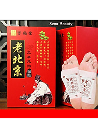Hộp 50 miếng dán thải độc dán chân ngải cứu đông y, hàng nội địa trung chất lượng số 1
