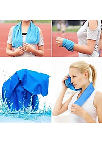 Khăn lạnh thể thao, Khăn lau mồ hôi tập gym yoga, chơi thể thao, leo núi