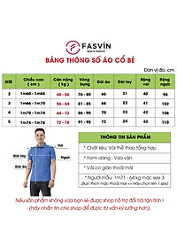 Áo thun thể thao nam Fasvin PL21459.HN áo polo co giãn thoải mái