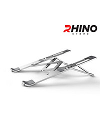 Giá đỡ Laptop, cho ipad, cho macbook tản nhiệt Rhino KL102, kệ đỡ máy tính nhôm cao cấp, gấp gọn, tặng kèm túi đựng - Hàng chính hãng