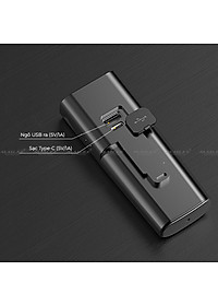 Đèn Pha Xe Đạp Chiếu Sáng Chống Nước CD-30 Gắn Tay lái, Vỏ nhựa ABS, Sạc Điện Type-C Có Đồng Hồ Hiển Thị Thời Gian Lượng Pin, Có Hỗ trợ Sạc Khẩn Cấp - Mai Lee