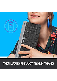 Bàn Phím Không Dây Bluetooth Logitech K580 - Hàng Chính Hãng